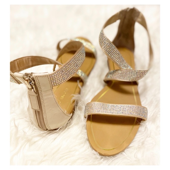 Enzo Angiolini - Sparkly Strappy Sandals - Picture 3 of 5